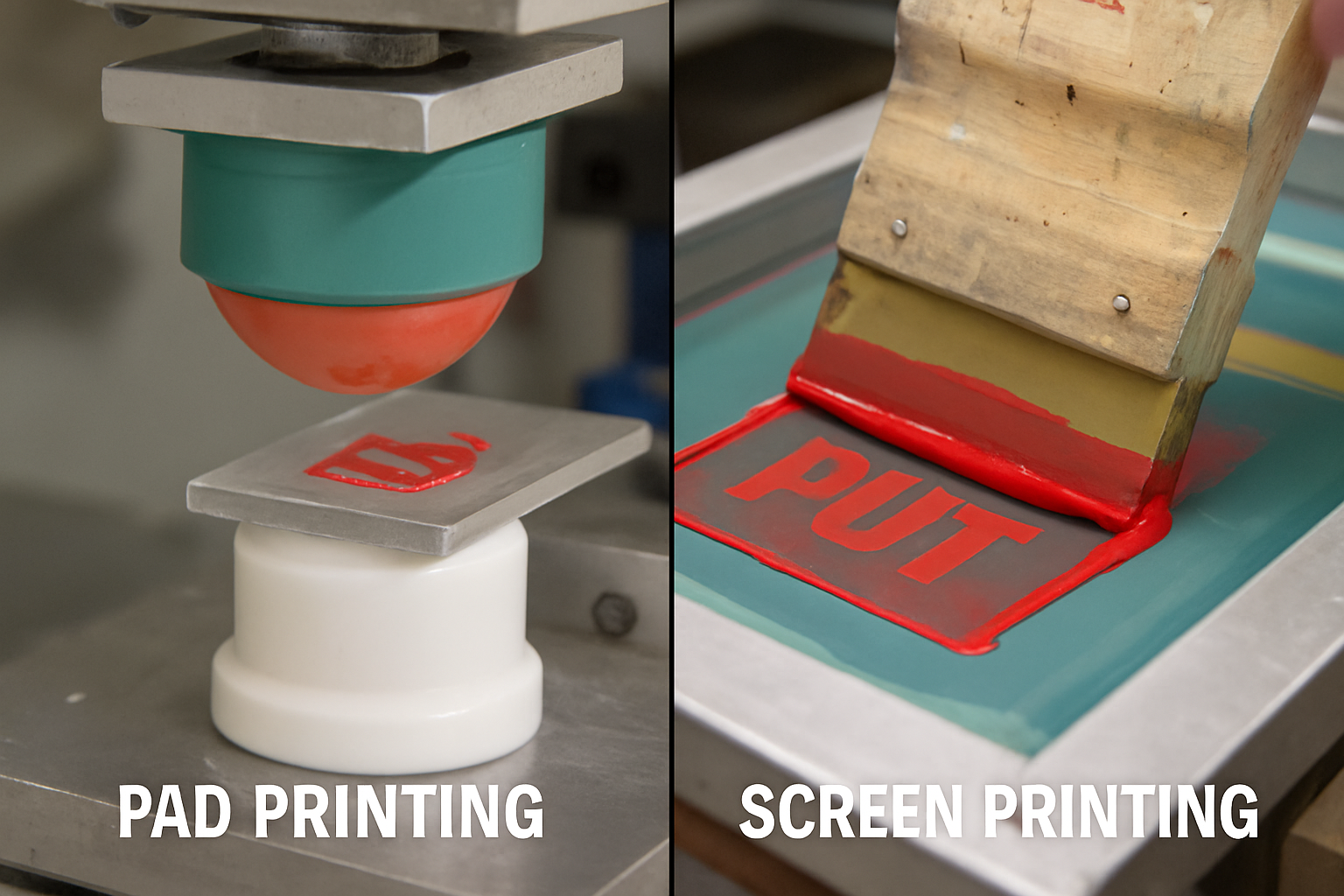 pad printing vs screen printing