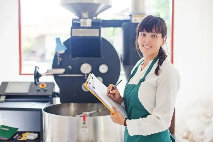 woman with checklist on clipboard