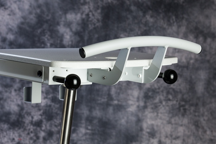 custom medical cart handle