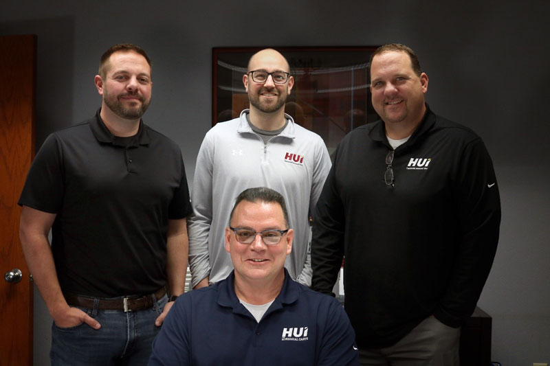 Kurt Bell, Tim Jandrey, Ryan Arnold, and Brian Herman of HUI