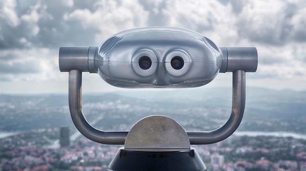 lookout view of city